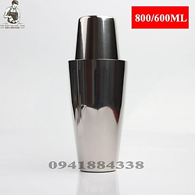Mua Shaker Boston 2 Mảnh Inox - Bình Lắc Inox 2 Mảnh