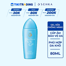 Gel sữa chống nắng Senka Perfect UV Gel 80ml
