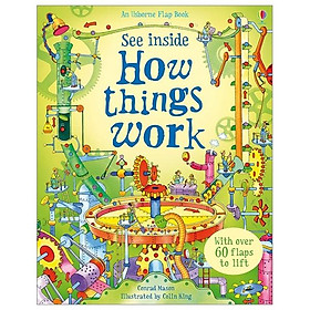 Hình ảnh Sách tương tác tiếng Anh - Usborne See Inside How Things Work