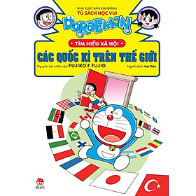 Truyện - Doraemon Tìm Hiểu Xã Hội - Các Quốc Kì Trên Thế Giới (Tủ Sách Học Vui)