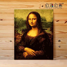 Mua Tranh sơn dầu số hóa tự tô màu cao cấp Smile FMFP size 40x50cm