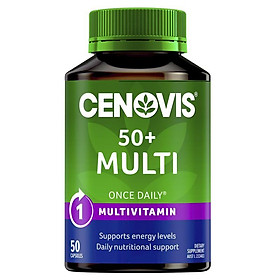 Cenovis Once Daily 50+ Multivitamin 50 Capsules