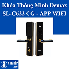 Khóa Thông Minh Demax SL-C622 CG - APP WIFI. Hàng Chính Hãng