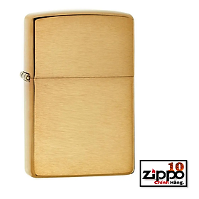 Bật lửa Zippo Armor Brushed Brass SKU: 168 - Chính hãng 100%