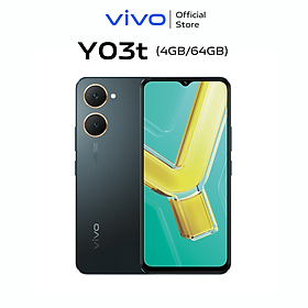 Mua Điện thoại vivo Y03t (4GB+64GB) - Hàng chính hãng - 1 đổi 1 trong tháng đầu tiên - Bảo hành 12 tháng