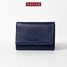 Ví gấp Heart3 Mini Handcrafted Wallet HAVIAS - Xanh Navy