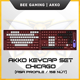 Mua Bộ keycap chính hãng AKKO - Chicago (PBT Double Shot / ASA Profile / 158 nút)