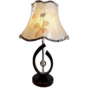 Mua Đèn ngủ thân gỗ cao cấp- Để đầu giường- Đèn ngủ để bàn khách sạn- Decor  trang trí- 5233