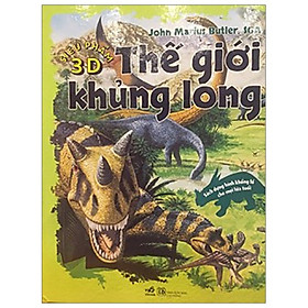 Siêu phẩm 3D - Thế giới khủng long (Sách dựng hình 3D Kèm Book mark Giga) - (Tặng kèm Bookmark PĐ)
