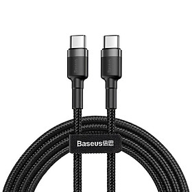 Mua Cáp sạc nhanh & truyền data tốc độ cao Baseus Cafule C to C PD (3A  60W  Power Delivery  QC3.0 Quick Charge Cable) (Hàng chính hãng)