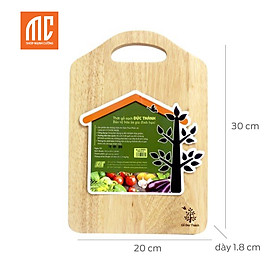Mua 01074 | Thớt Tò Vò cắt thực phẩm chín sống từ gỗ tự nhiên sạch kháng khuẩn _ gỗ Đức Thành