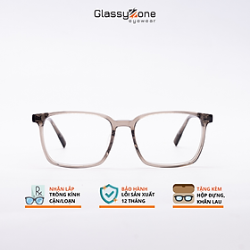 Gọng kính cận, Mắt kính giả cận kim loại Form Vuông thời trang Nam Nữ Avery Oliver - GlassyZone