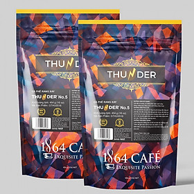 Hình ảnh 908g Cà Phê Thunder No.5 Xay Sẵn Pha Phin Gu Việt – 1864 CAFÉ