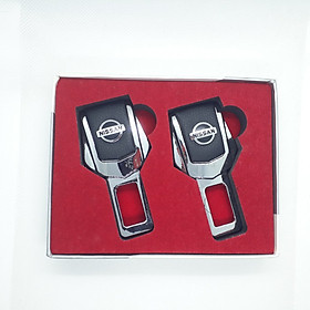 Bộ Hai Chốt Khóa An Toàn Logo Nissan Cao Cấp