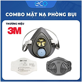 Mua Mặt Nạ Phòng Bụi 3M 3100/3200 kèm tấm lọc bụi 3M 1774 và nắp giữ tấm lọc bụi 3M 1700