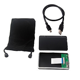USB 2.0 to 1.8inch CE ZIF Mobile Hard Disk Box Aluminum Enclosure Case External,