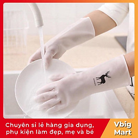 Mua VB38 Găng tay cao su HÀNG LOẠI 1 Bao tay hươu chất liệu cao su bền chắc đàn hồi  êm  mềm  chống nứt nẻ tay