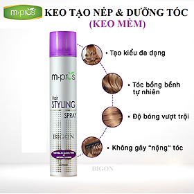 Combo Gôm Xịt Tóc THE PRO LOCK 320 ML  Sáp Vuốt Tóc Variety Matte Lasting