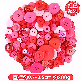 Cúc áo tròn nhiều màu làm đồ handmade
