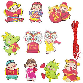 Mua Bộ 10 Dây Treo Trang Trí Tết - Bách Mộc - Chủ Đề Cung Hỷ
