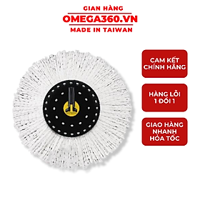 Hình ảnh BÔNG LAU NHÀ 360 OMEGA MOP PLUS CÔNG NGHIỆP TAIWAN