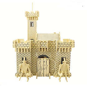 Nơi bán Bộ xếp hình 3D bằng gỗ Lâu đài chiến binh - THE KNIGHT CASTLE ALCC - Giá Từ -1đ