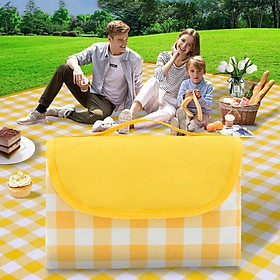 Thảm du lịch, thảm dã ngoại, thảm picnic chống thấm, gấp gọn quoai xách