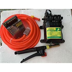 Máy BƠM ÁP LỰC mini 12V rửa xe 12V 6-9l/p siêu khỏe thương hiệu Đỉnh Phong