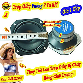 Mua LOA TREP GIẤY VUÔNG 2 TỪ BM 8cm – HÀNG CHẤT LƯỢNG - Giá 02 TRÉP GIẤY 8cm