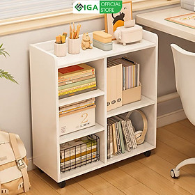 Mua Kệ Đa Năng Lưu Trữ Đồ Dùng  Giá Sách Có Bánh Xe Thương Hiệu IGA - GP173