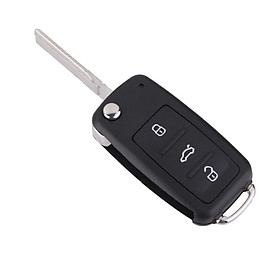 Car Entry Remote 3 Button Key Fob Case Shell For  GOLF MK6