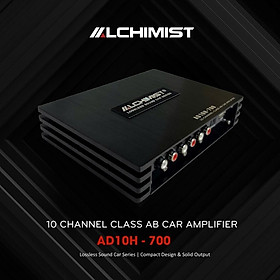 Bộ Khuếch Đại âm thanh ô tô DSP Alchimist 10 Kênh - AD10H-700 phần mềm Android và App Máy tính PC