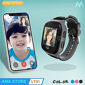 Đồng hồ Trẻ em Thông minh Lắp sim Gọi Video call Chống nước Định vị GPS Wifi AMA Watch LT31 Hàng nhập khẩu