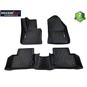Thảm lót sàn xe ô tô Volvo S60 2020 Nhãn hiệu Macsim chất liệu nhựa TPV cao cấp màu đen