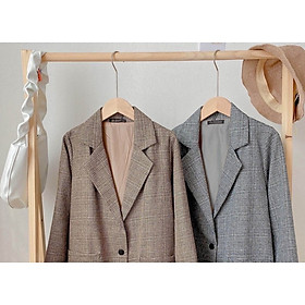 ÁO KHOÁC BLAZER NỮ 2 LỚP CÓ ĐỆM VAI CỰC SANG TRỌNG