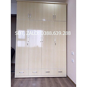 Mua Tủ quần áo - tủ nhựa đài loan 4 cánh 2 tầng sang trọng