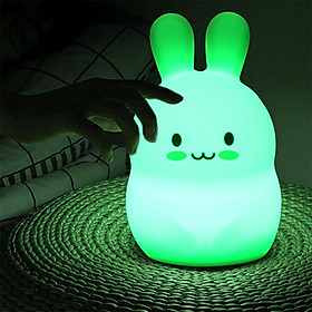 USB Charging Cartoon Silicone Pat Lamp for Bedside Table Lighting