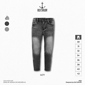Quần jean nam Old Sailor - OSL SLIM JEANS - Big size upto 42