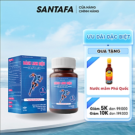 Viên uống bách linh diệu santafa - Hỗ trợ tăng khả năng hồi phục khớp, giúp giảm nguy cơ thoái hóa khớp - Hộp 60 viên và 20 viên