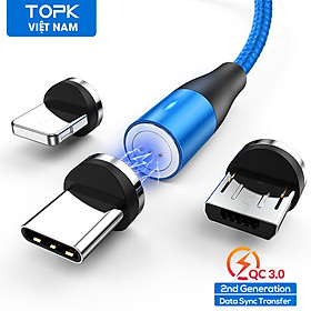 Mua Cáp sạc nhanh từ tính TOPK AM60 1m - Hàng chính hãng