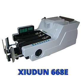 Máy đếm tiền ngân hàng Xiudun 668E, có chức năng kiểm giả chính xác cao