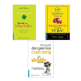 Hình ảnh Combo 3 cuốn: Bài Học Diệu Kỳ Từ Chiếc Xe Rác (Khổ Lớn Tái Bản 2020) + Bí Quyết Đơn Giản Hóa Cuộc Sống (Tái Bản 2021)+ Bí Mật Của May Mắn (Khổ Lớn Tái Bản 2021)