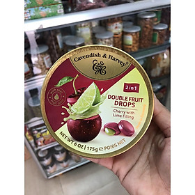 Kẹo C&H Double Fruit New 175g - Cherry & Lime