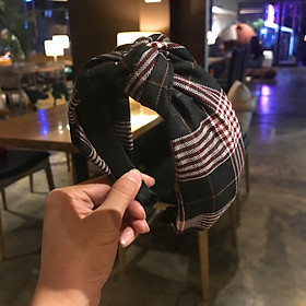 Cài tóc băng đô tóc caro thời trang - Mã CA025