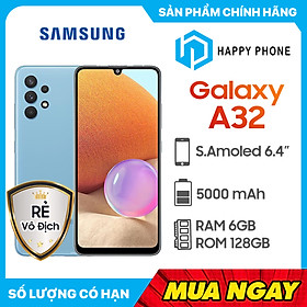 Điện thoại Samsung Galaxy A32 (6GB/128GB) - Hàng Chính Hãng - Đã kích hoạt bảo hành điện tử