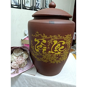Mua Hũ sành đựng gạo tài lộc gốm sứ Bát Tràng