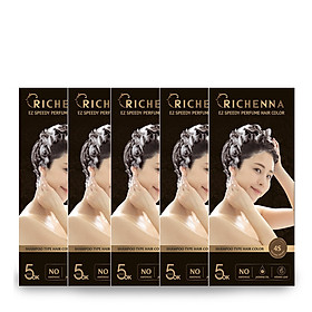 >> SO SÁNH GIÁ DẦU GỘI PHỦ BẠC AKIWA | Shopee Lazada Sendo Tiki 70 COMBO 5 hộp Thuốc nhuộm tóc phủ bạc thảo dược Richenna EZ Speedy Hair Color Perfume dạng dầu gội hương nước hoa 60G