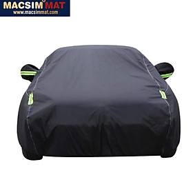 Bạt phủ ô tô bán tải Toyota Hilux nhãn hiệu Macsim sử dụng trong nhà và ngoài trời chất liệu Polyester - màu đen