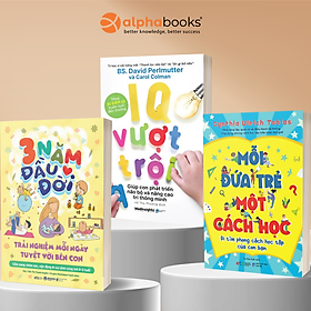 Combo Hiểu Đúng Con - Dạy Đúng Cách: 3 Năm Đầu Đời Trải Nghiệm Mỗi Ngày Tuyệt Vời Bên Con + IQ Vượt Trội Giúp Con Phát Triển Não Bộ Và Nâng Cao Trí Thông Minh + Mỗi Đứa Trẻ Một Cách Học - Đi Tìm Phong Cách Học Tập Của Con Bạn - Alpha Books