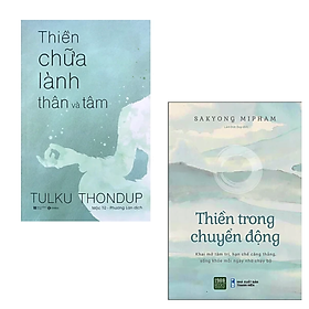 Hình ảnh Combo 2 cuốn sách về Thiền :  Thiền Trong Chuyển Động + Thiền Chữa Lành Thân Và Tâm (Tái Bản 2020)